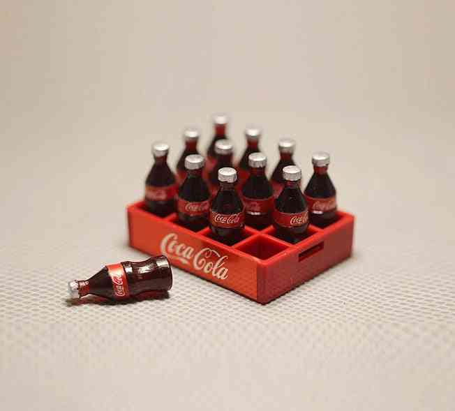 Nukkekoti miniatyyri tusina juoma sooda karamelli ruoka lelu ottelu
