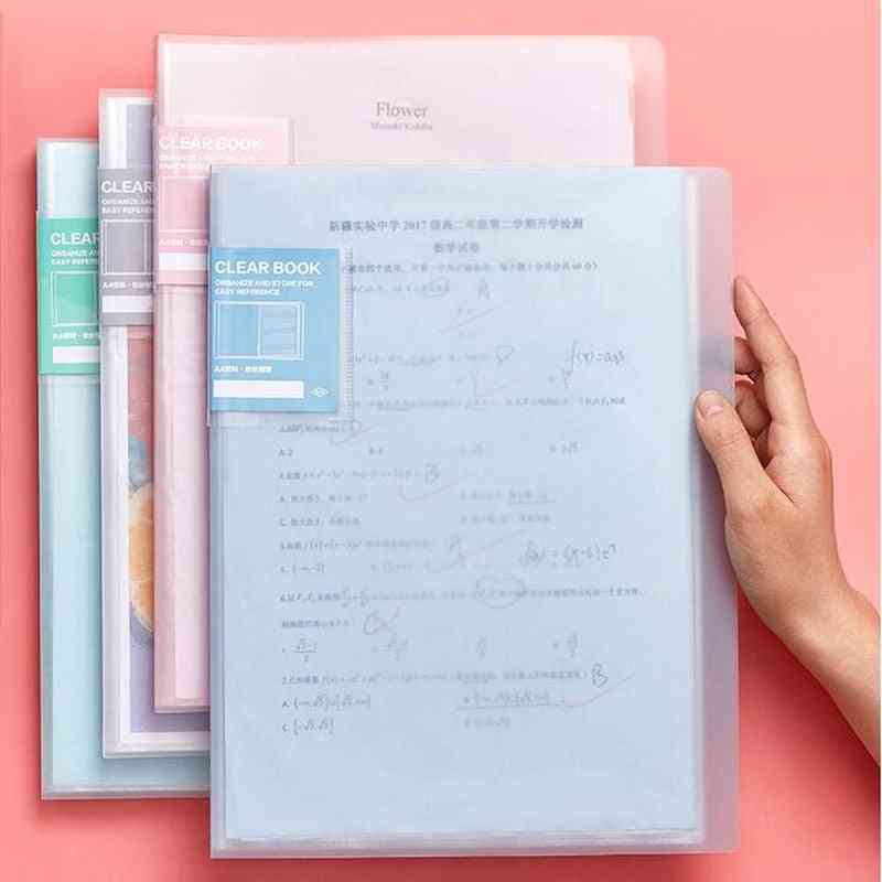 A4 Plastic Budget Binder File Folders For Documents