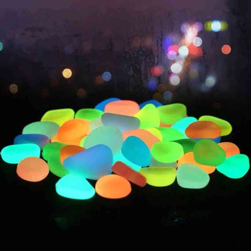 10pcs/pack Multifunction Luminous Stones Gardening Fish Tanks