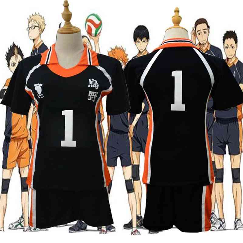 Haikyuu Cosplay Costume, Volleyball Club Sportswear Jerseys Set