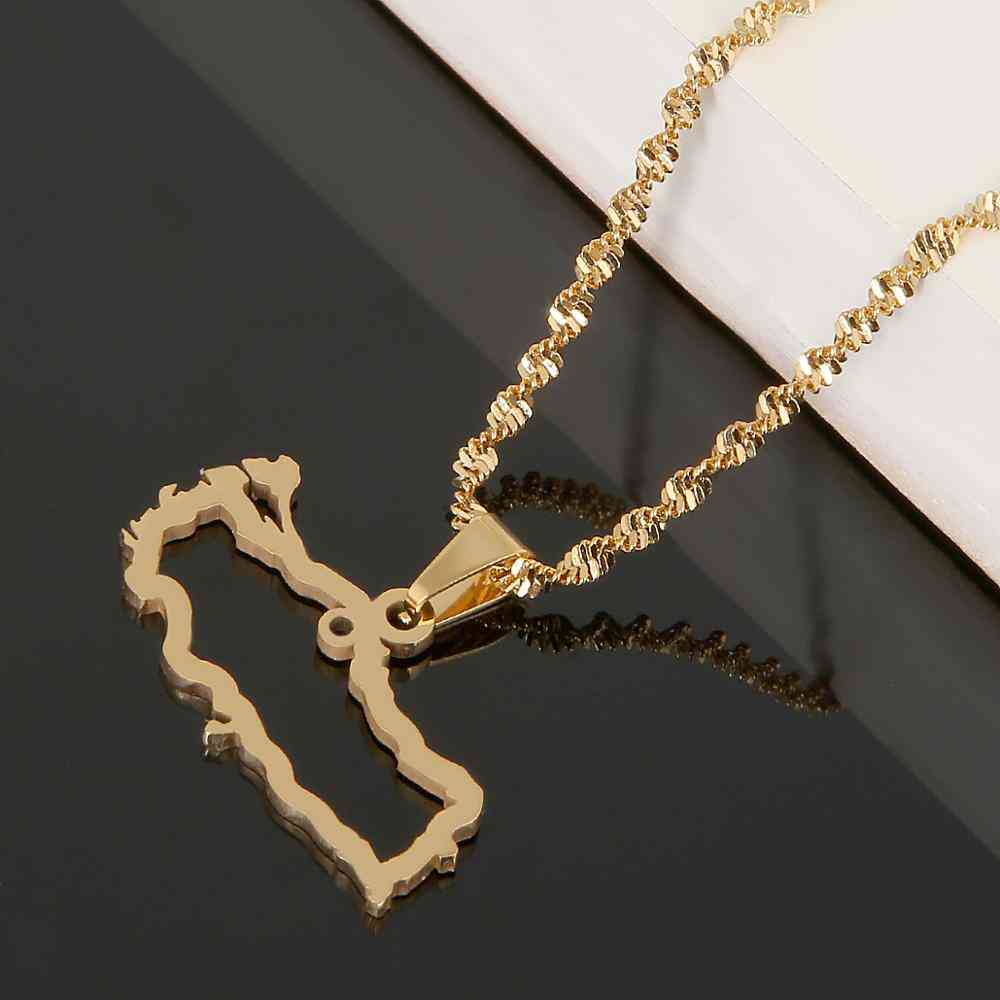 Stainless Steel Pendant Necklace For Women Men