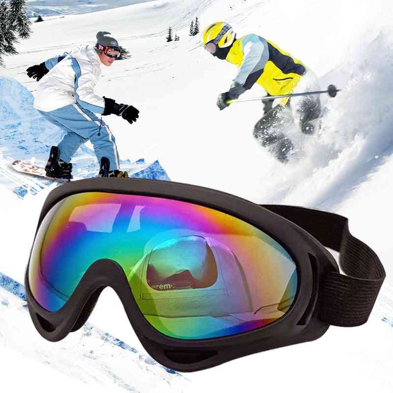 Winter Snow Sports Skiing Snowboard Snowmobile Anti Fog Goggles