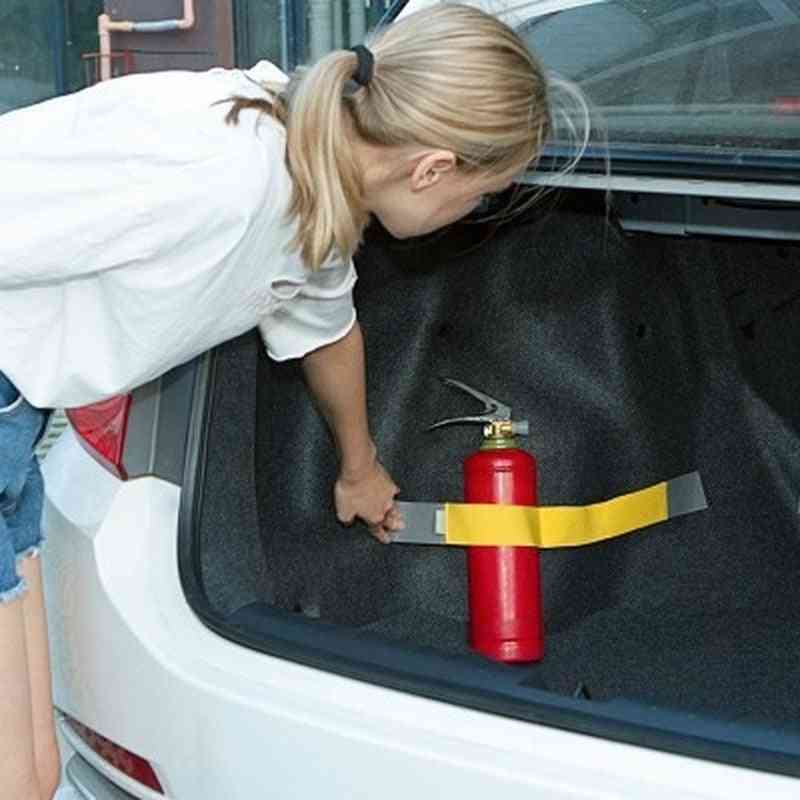 Car Straps Trunk Storage Device Fire Extinguisher Sticker