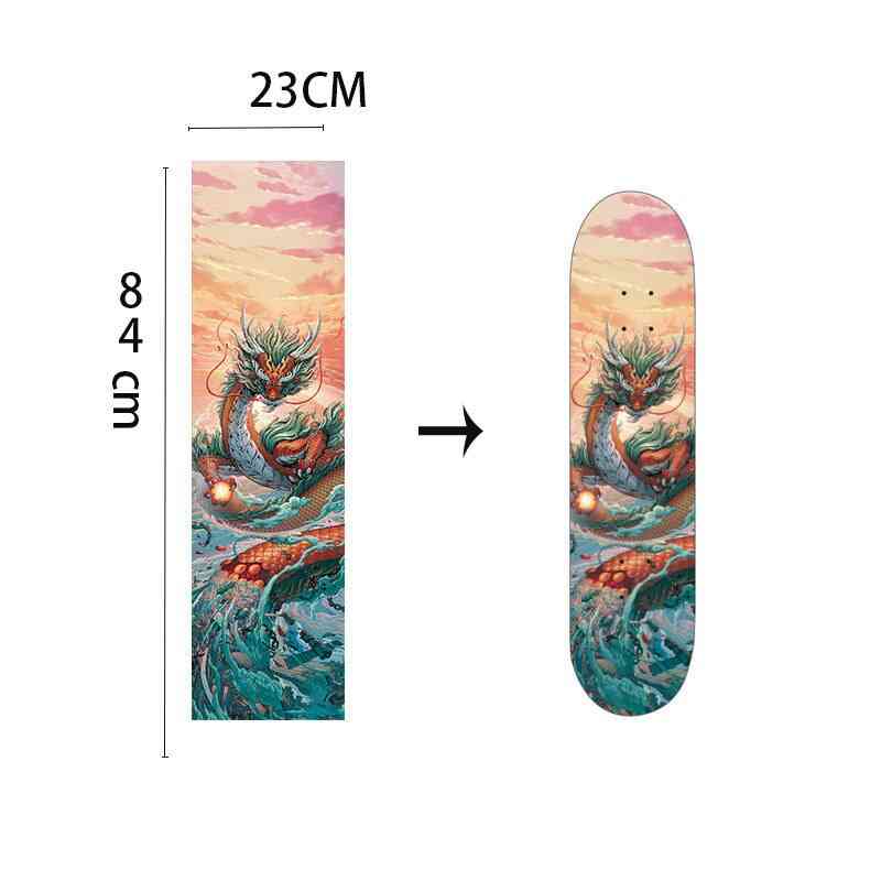 Electric Scooter Skate Board Deck, Grip Tape Surfboard