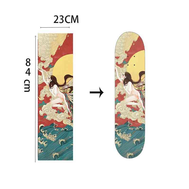 Electric Scooter Skate Board Deck, Grip Tape Surfboard