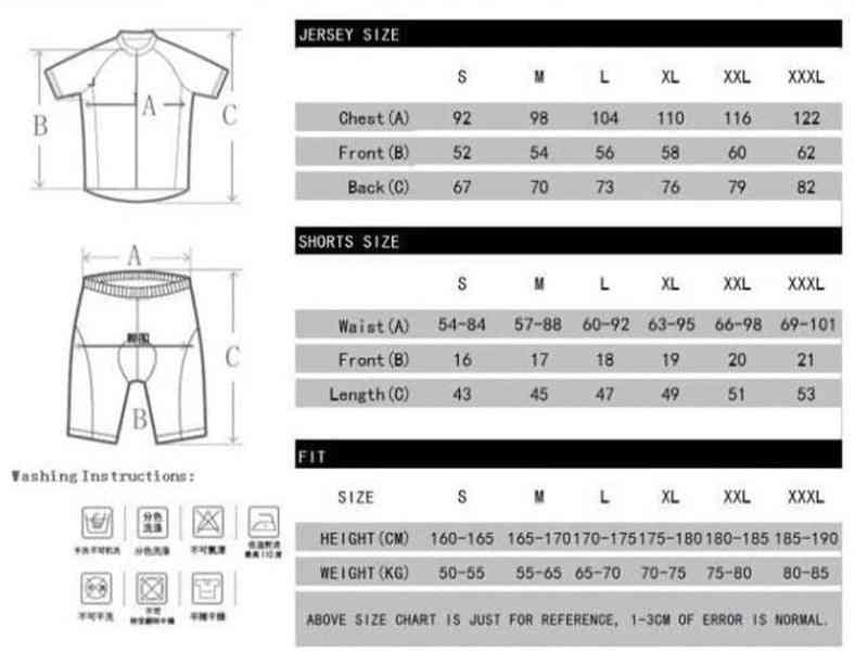 Ghost Claw Cycling Outfit Jersey Bib Set