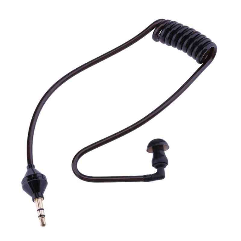 Single Listening 3.5mm Earphone Coiled Cables