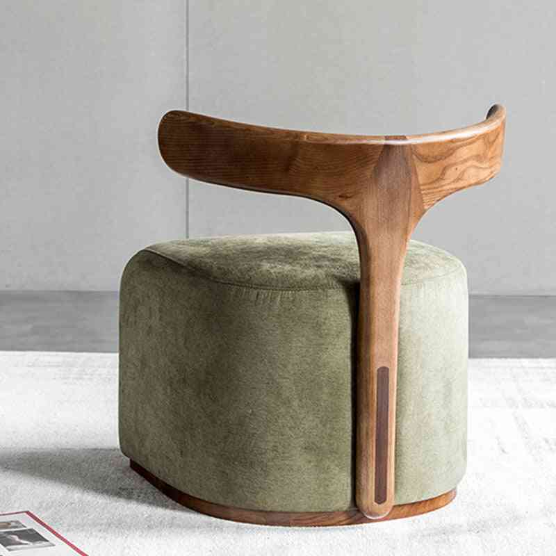 Modern Creative Wood Backrest Sofa For Living Room  Leisure Chair