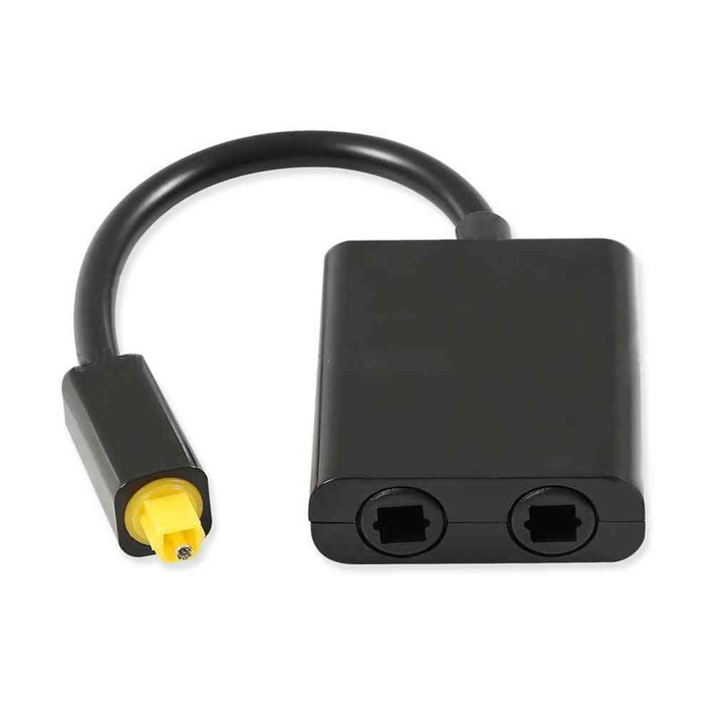 Optical Adapter Male To Female Black Distributor Out Dual Port Accessories