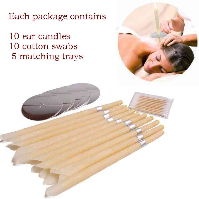 10pcs/set Ear Wax Cleaner Removal Candle