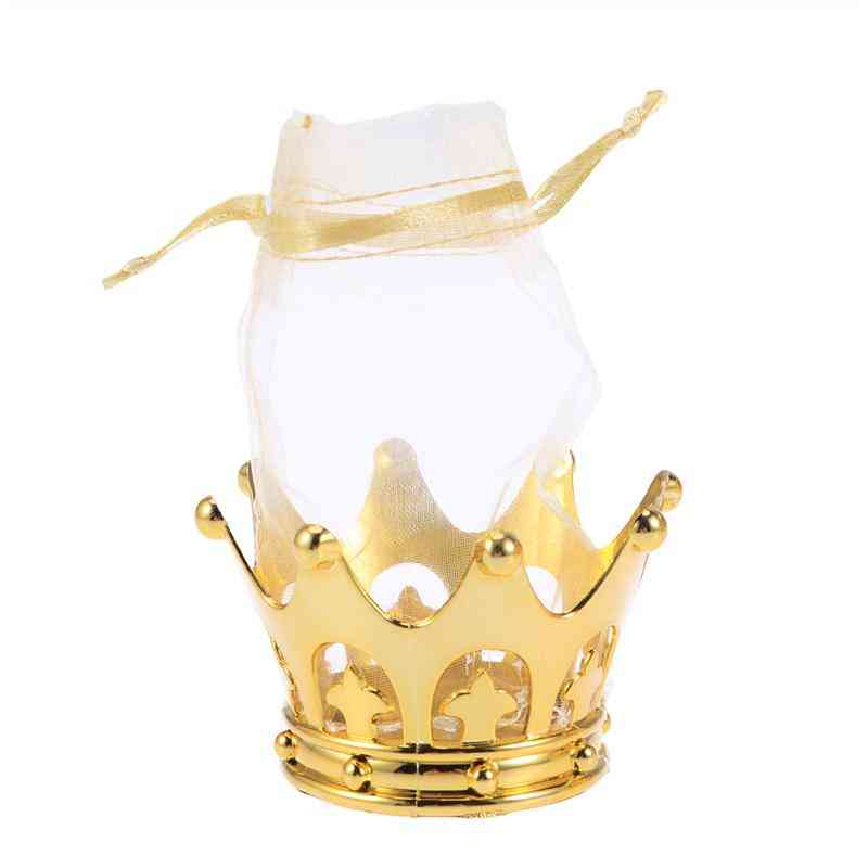 Candies Golden Crown Chocolate Treats Bags Table Decorations
