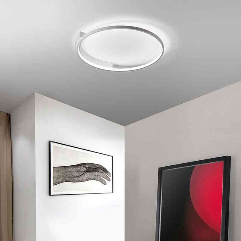 Led loft lys rund moderne spisestue indretning belysningsarmaturer