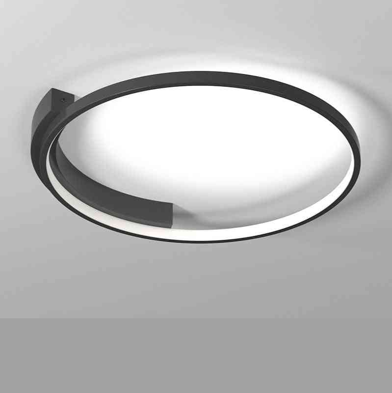 Led taklampa rund modern belysningsarmaturer för matsal inredning