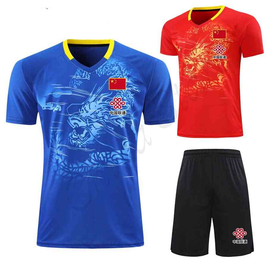 Table Tennis Jersey Sets Men Women, Ping Pong Suits,