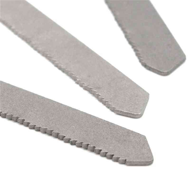 5pcs T318a Hcs Curved Extra Long Jigsaw Blades 132mm Jig Saw Blade For Metal Cutting
