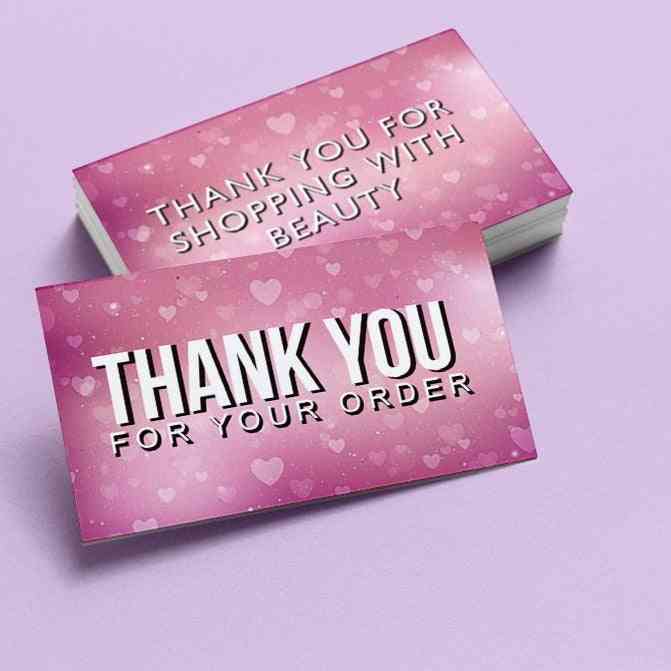 Thank You For Your Order Business Cards