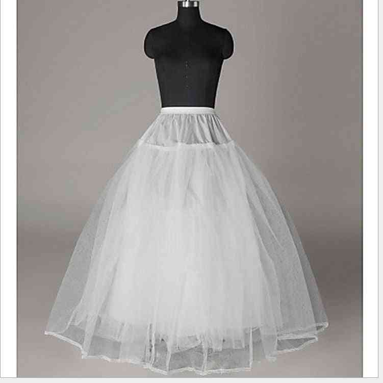 New Petticoat Long Tulle Skirts Womens Underskirt For Wedding Dress