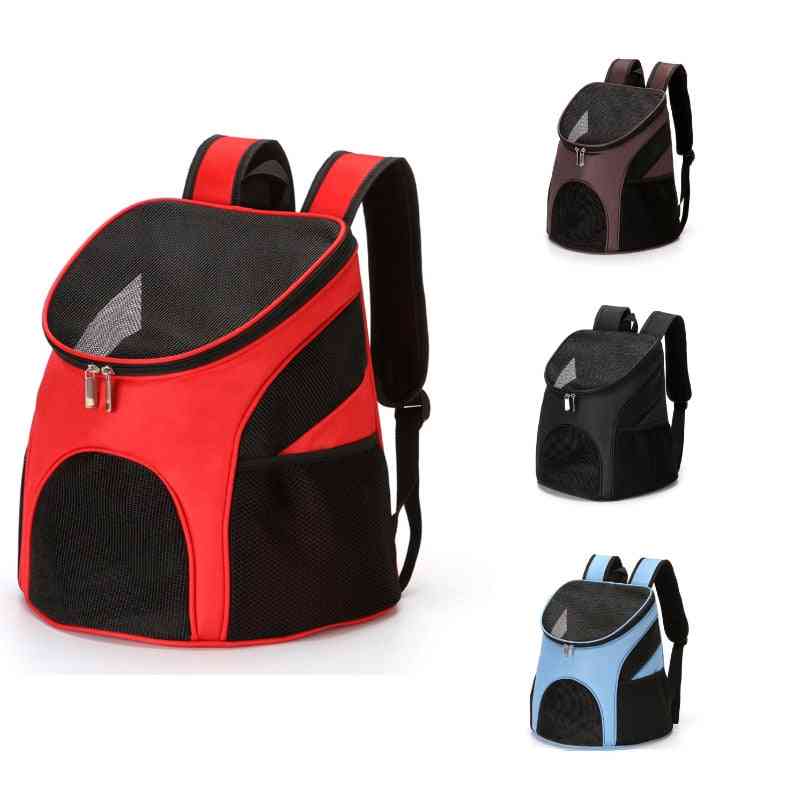 Portable Foldable Mesh Pet Carrier Dog Backpack