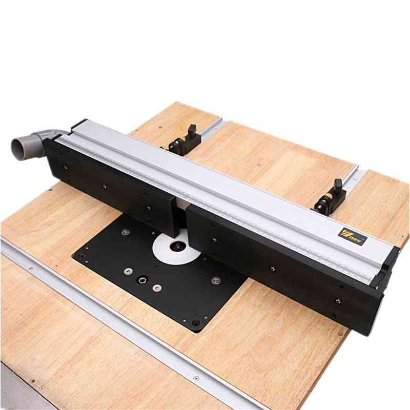 Wood Work Router Table Diy Workbenches Fence With Sliding Brackets Tools