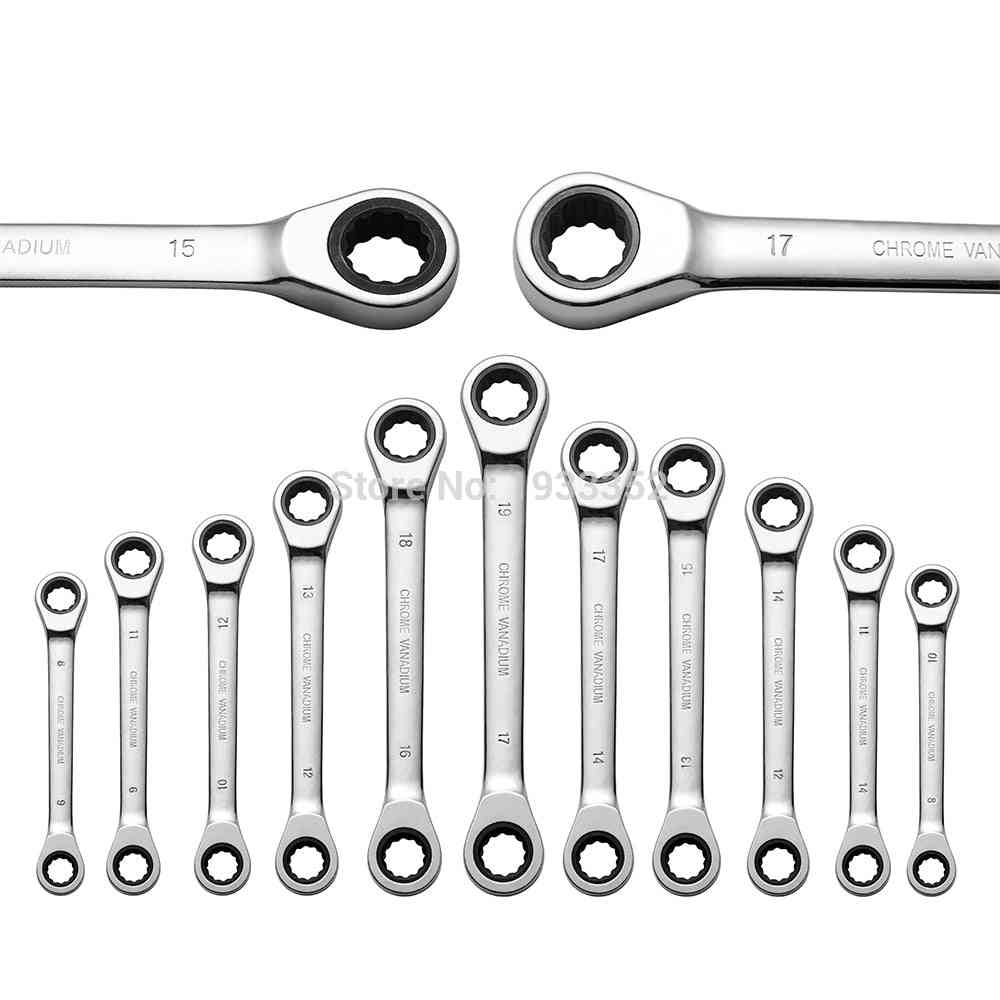 Double Head Ratchet Combination Wrenches - Hand Tool For Nut Spanner
