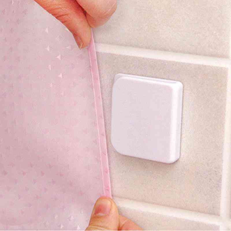 Shower Curtain Clips Anti Splash Spill Guard Bathroom