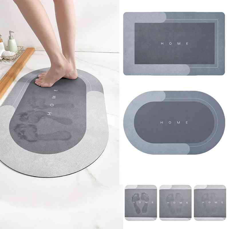 Quick Drying Bathroom Carpet Modern Non-slip Floor Mats