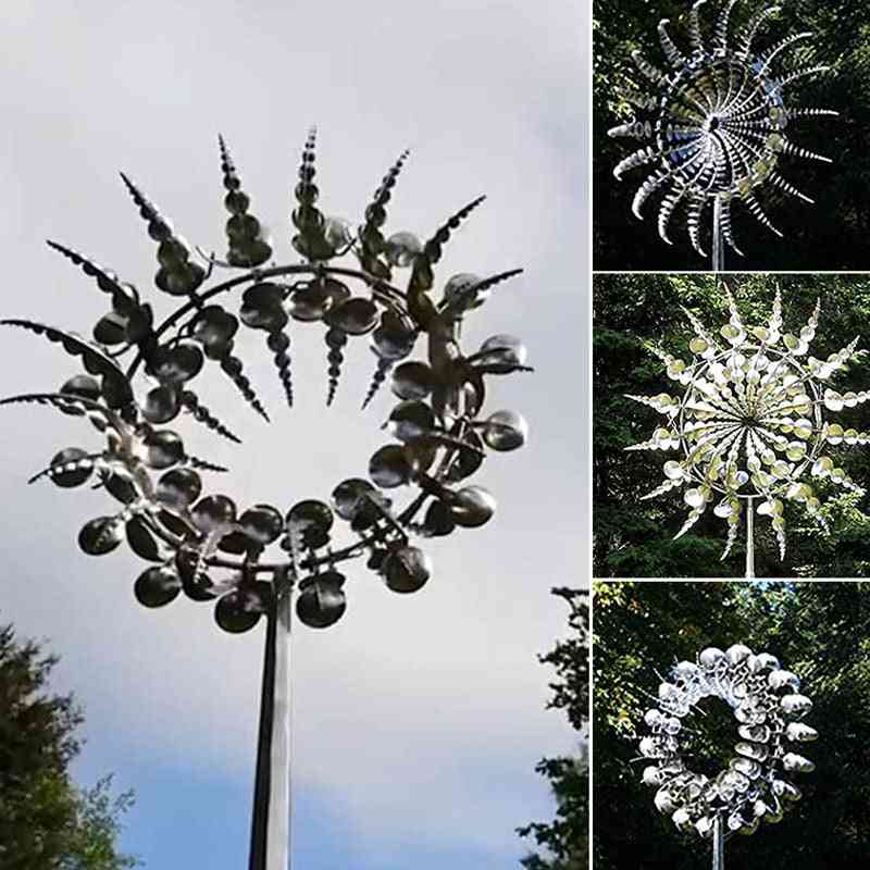 Unique Magical Metal Windmill Outdoor Wind Spinners