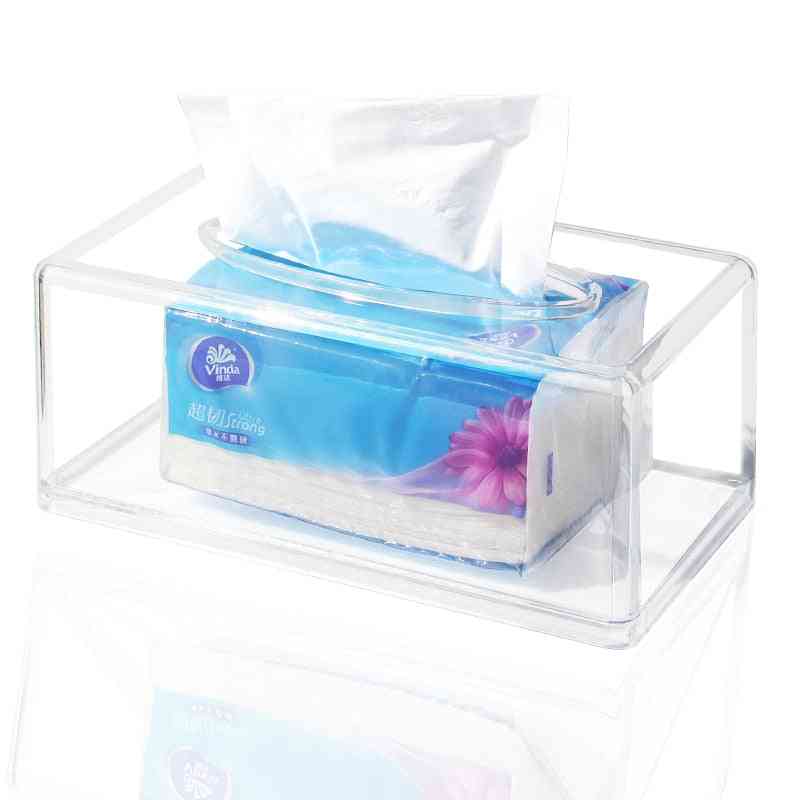 Napkin Holder Household Transparent Acrylic Box