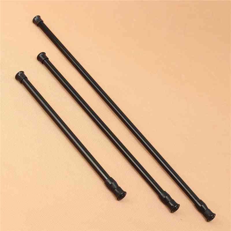 Black Arrival Extendable Adjustable Spring Tension Rod Rail Pole