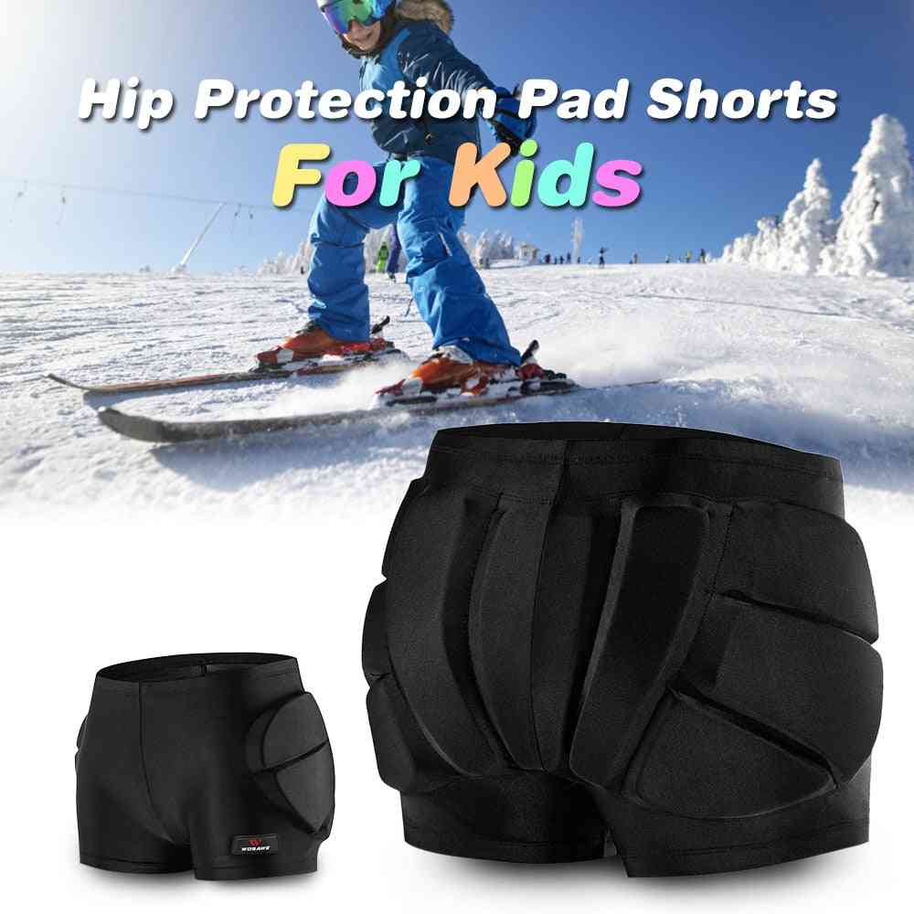 Beskyttende hoftepolstret shorts for barn, snowboardbeskytter