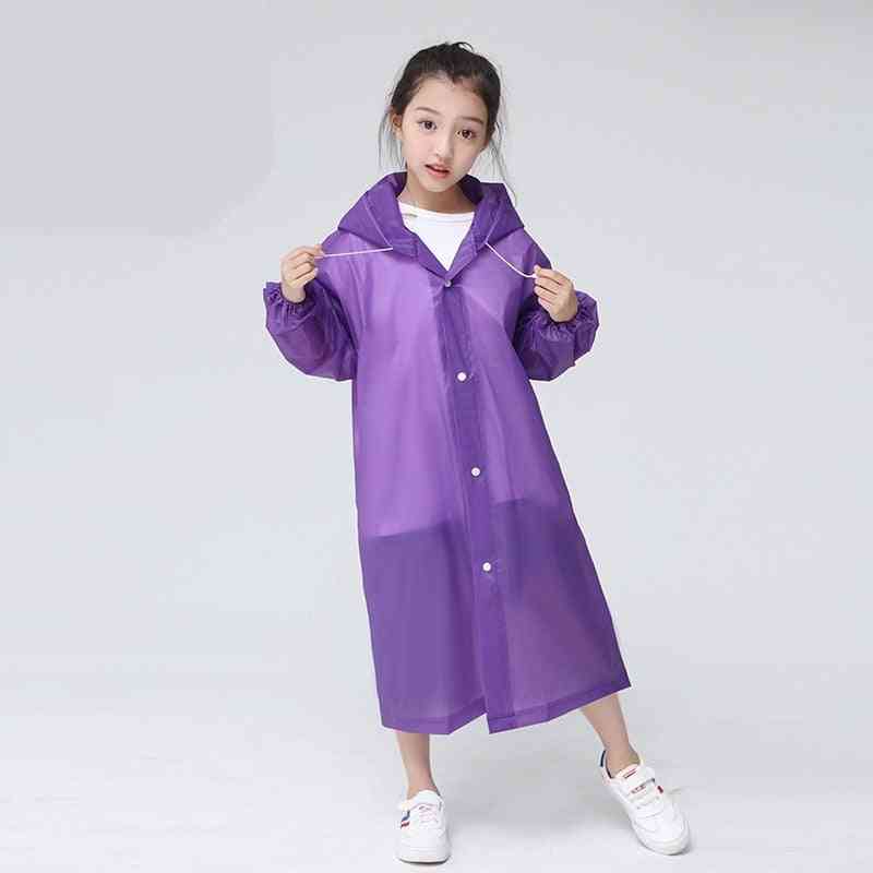 Fashion Eva Raincoat, Thickened Waterproof Rain Coat
