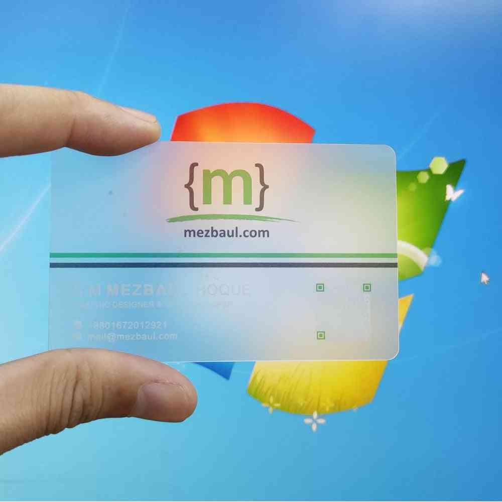 Business Card, Free Design, Free Delivery, Waterproof, Color Printing