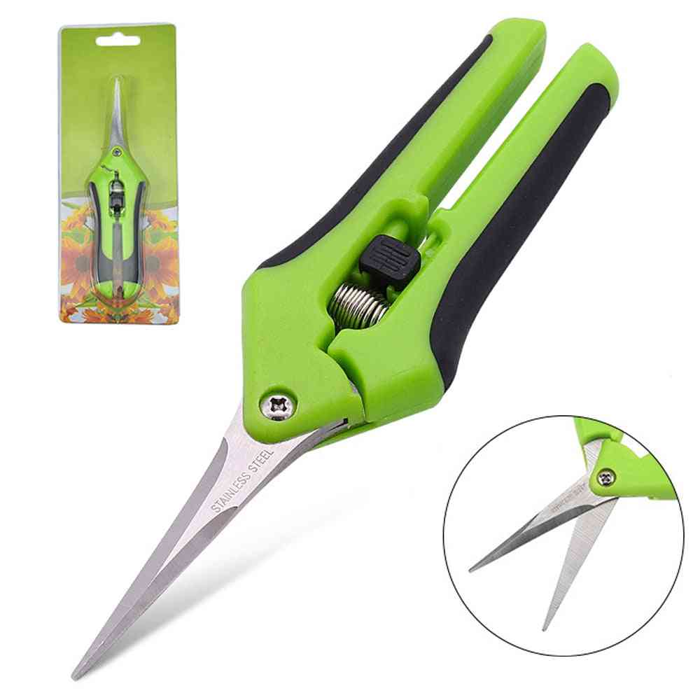 Stainless Steel Gardening Hand Cutters Plant Trimming Scissors