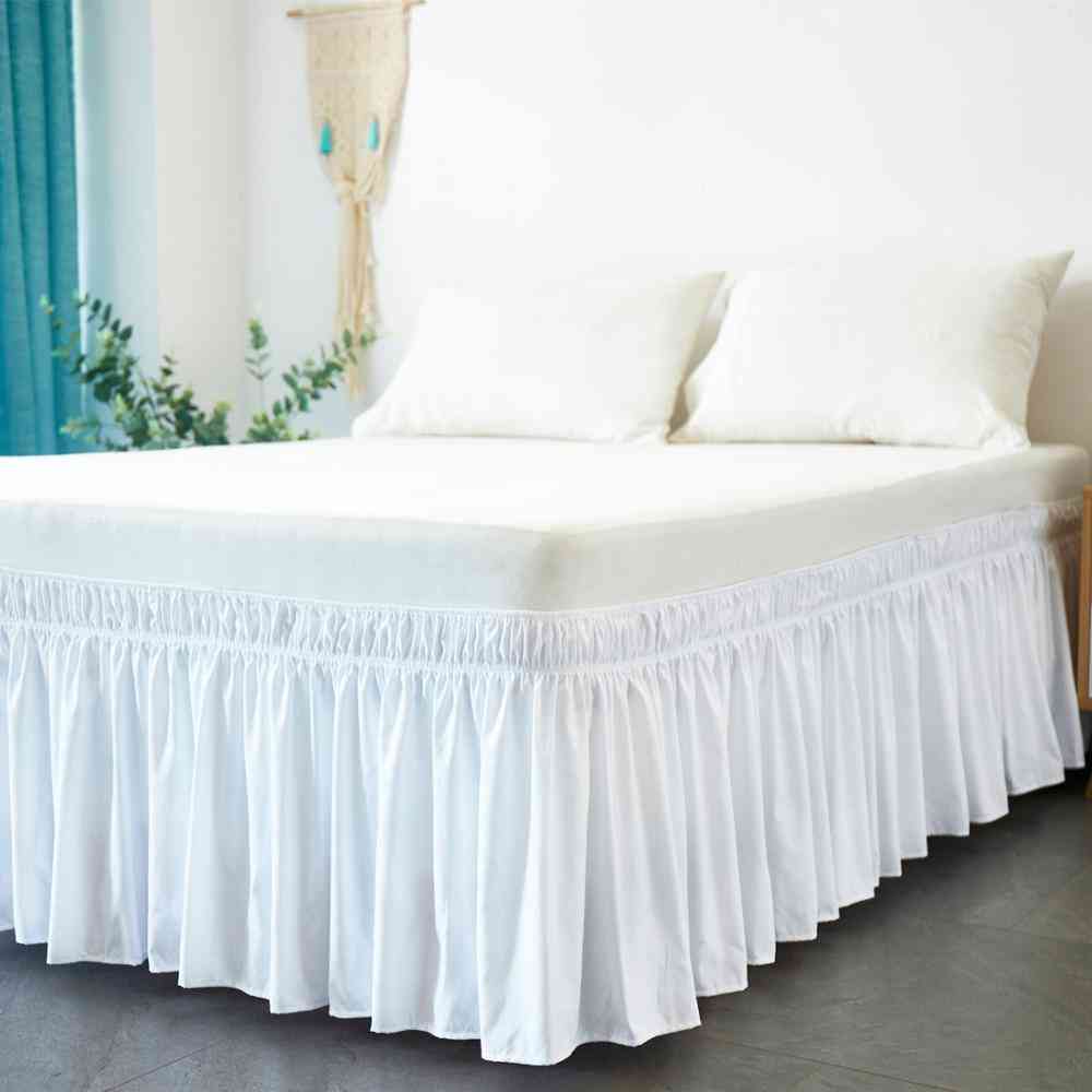Hotel Wrap Around Elastic Bed Skirt