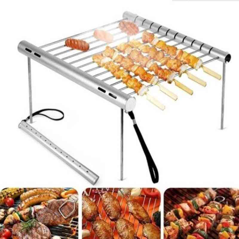 Folding Portable Stainless Steel Bbq Grill