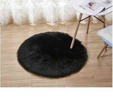 Sheepskin Wool Carpet Chair Mat  Set - 5