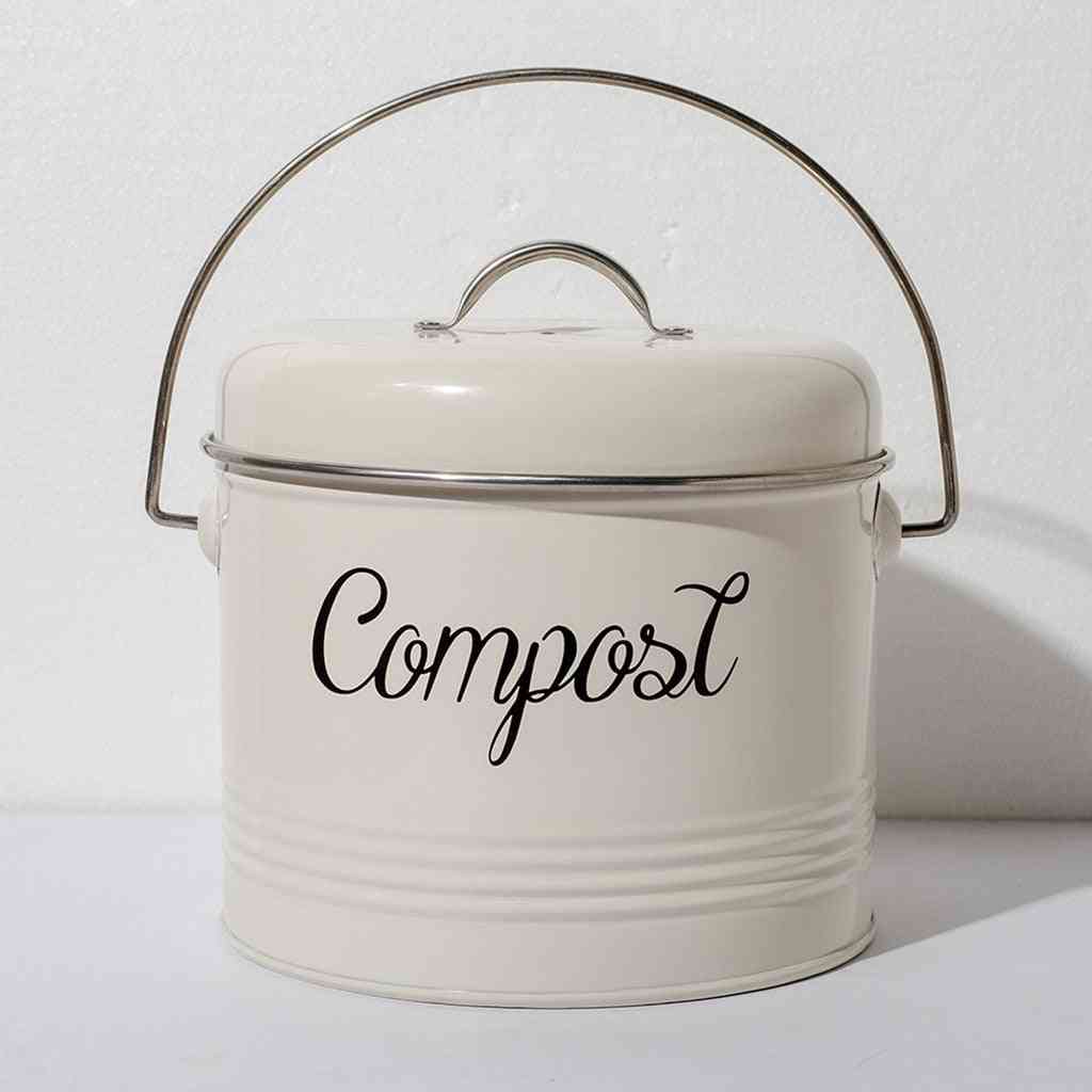 Kitchen Compost Bin Countertop With Lid Compost Pail Food