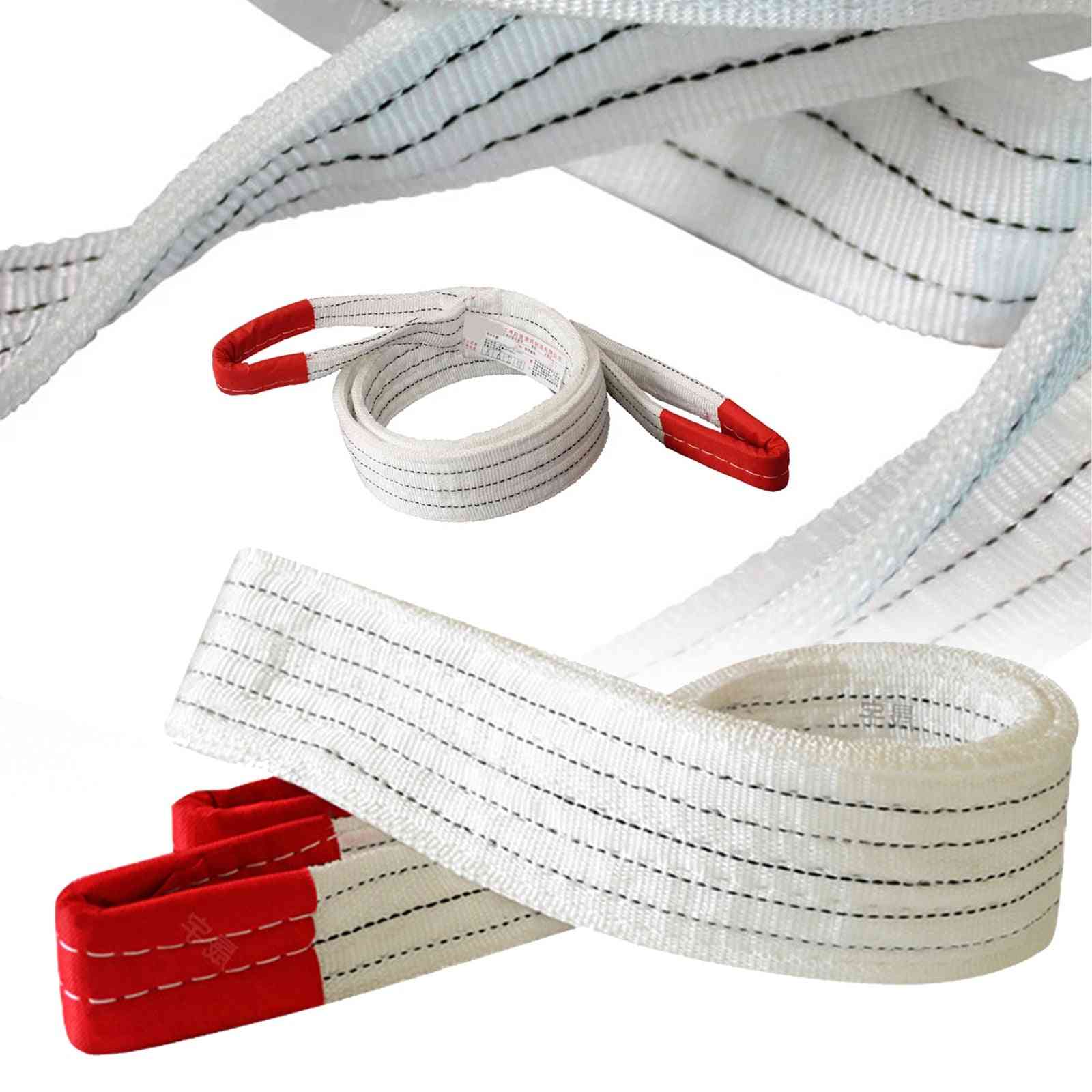 Industrial Wear Resistant White Flat Lifting Belt