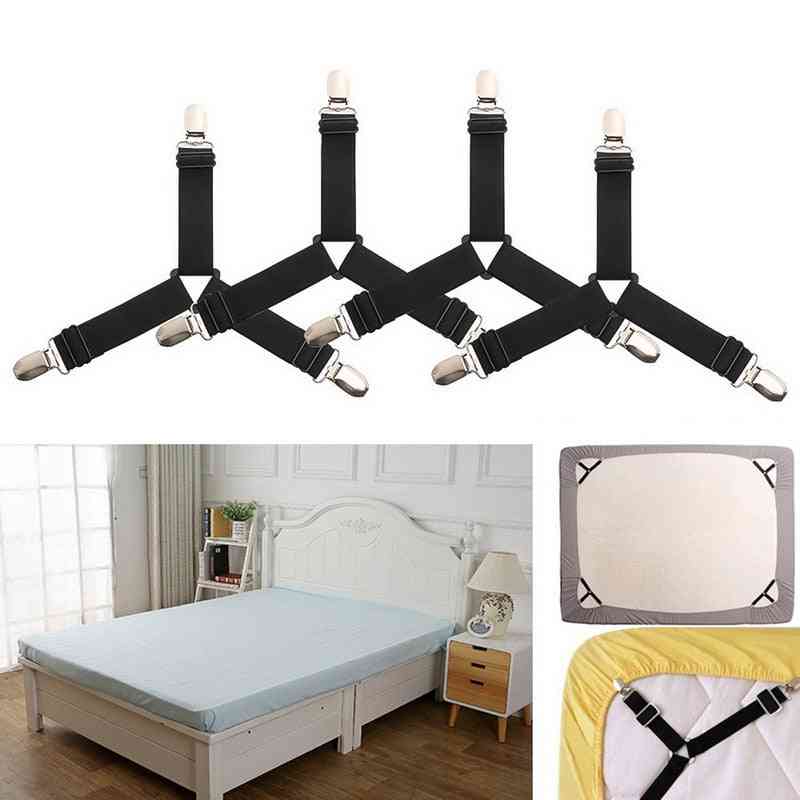 Adjustable Bed Sheet Clip Belt