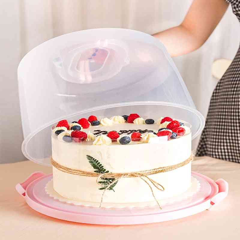 Transparent Portable Cake Box Food Fresh-keeping Box Refrigerator