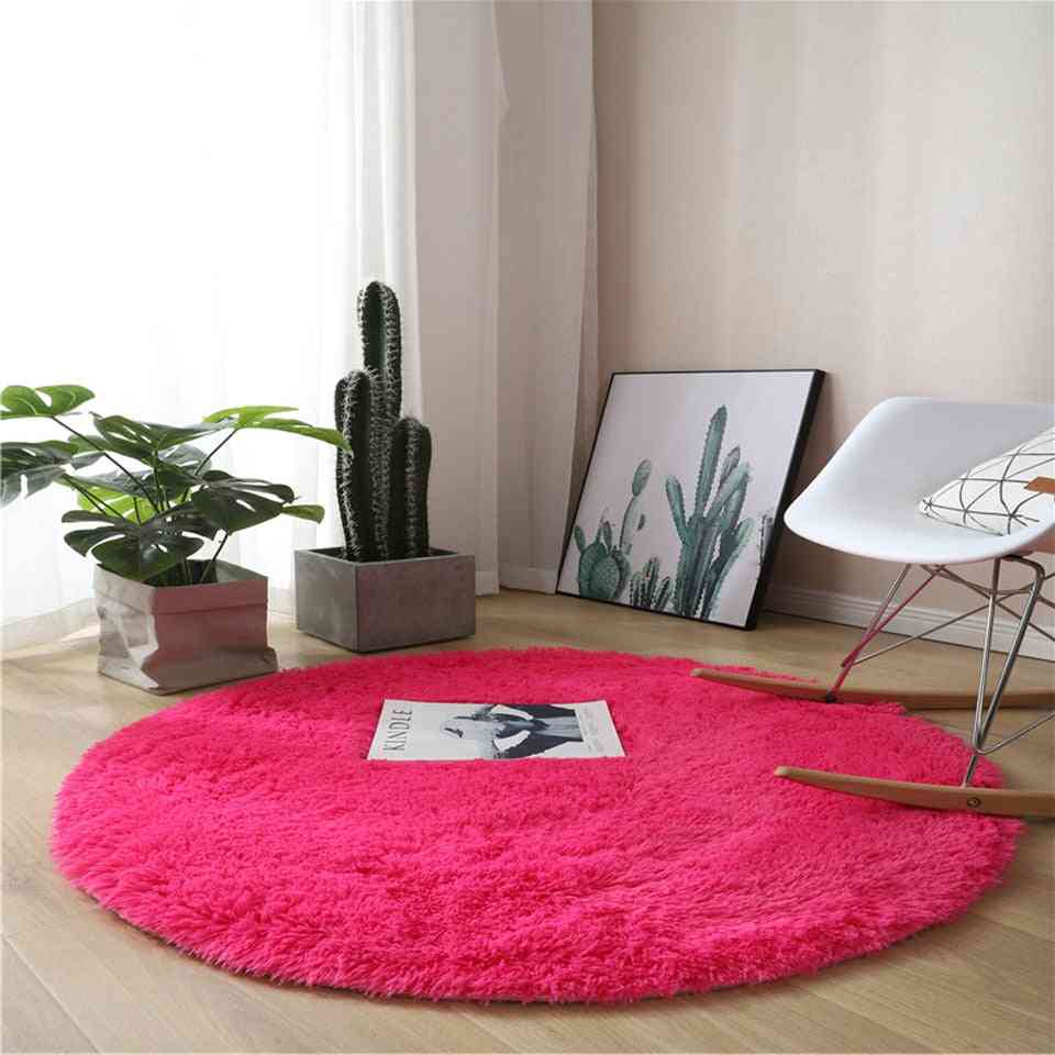 Fluffy Round Thicken Soft Faux Fur Rugs