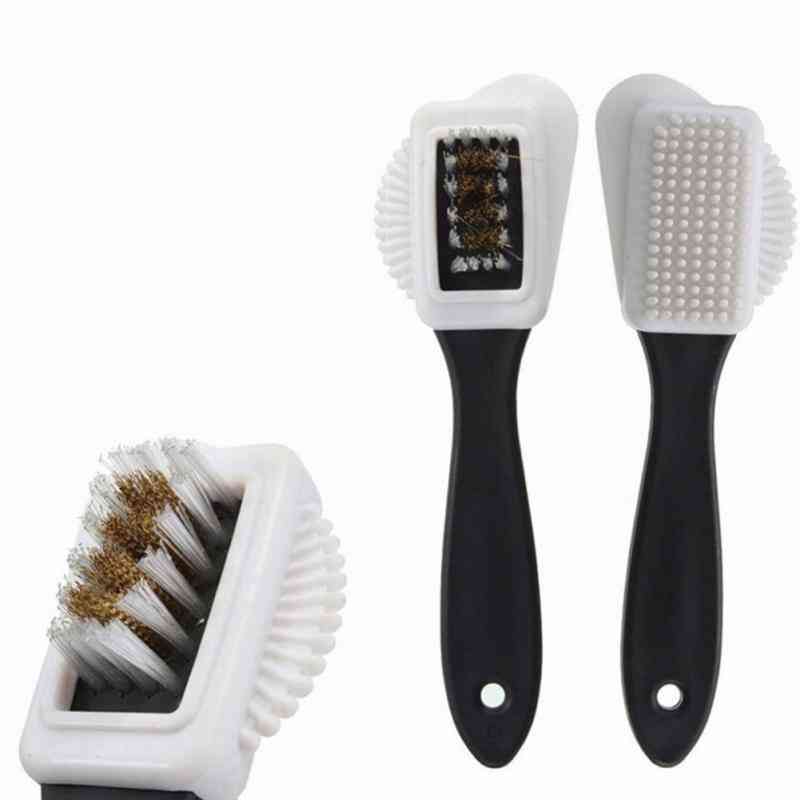 Plastic S Shape Shoe Cleaner Brush For Suede Snow Boot
