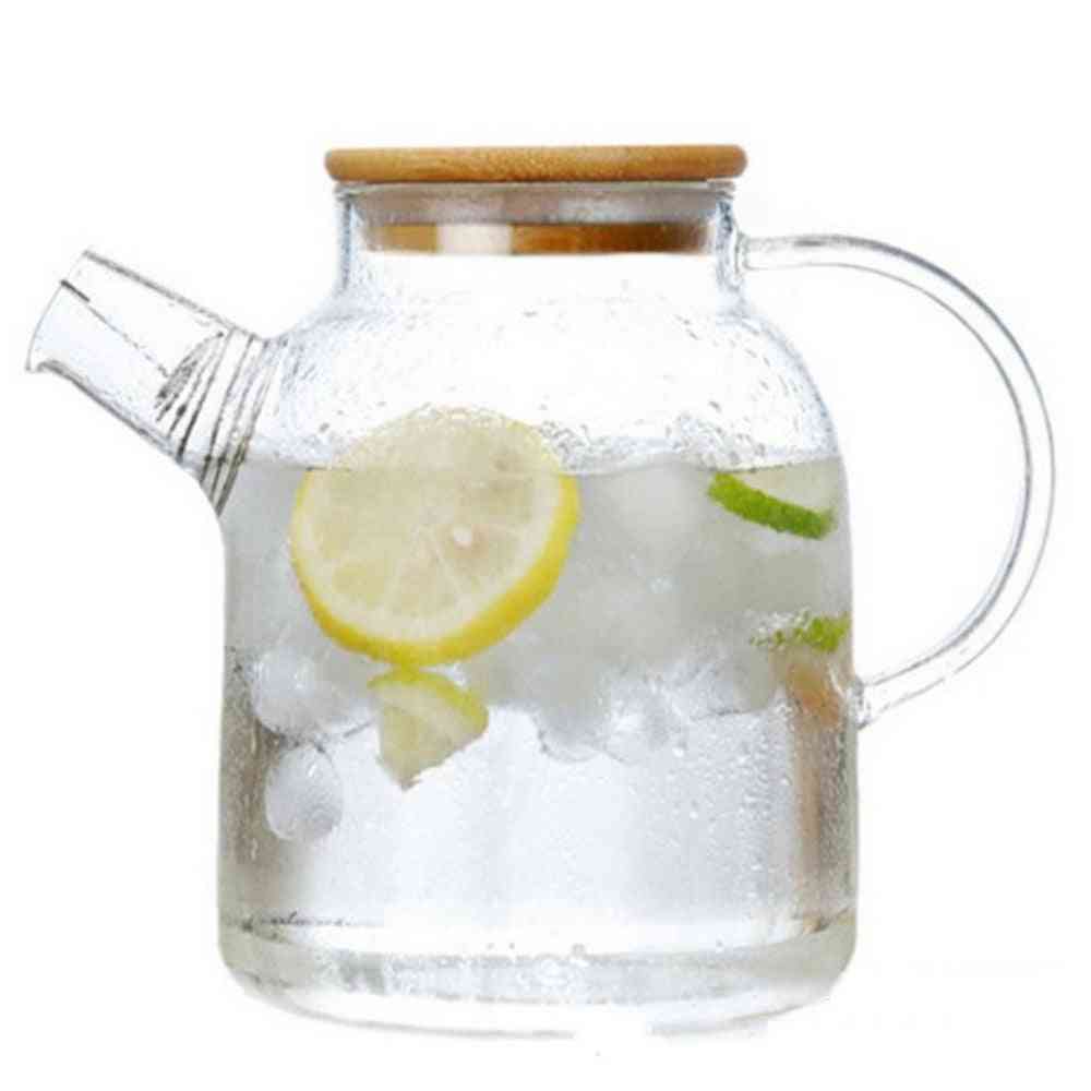 Glass Water Jugs - Transparent Glass Teapot