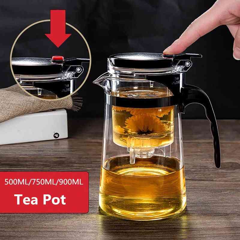 Tea Pots - Heat Resistant Glass Tea Pot