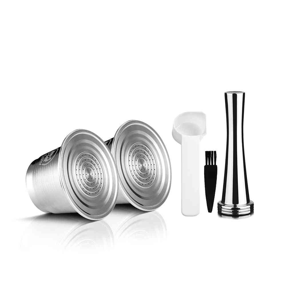 Reusable Coffee Capsule  For Nespresso Stainless Steel Refillable Filters