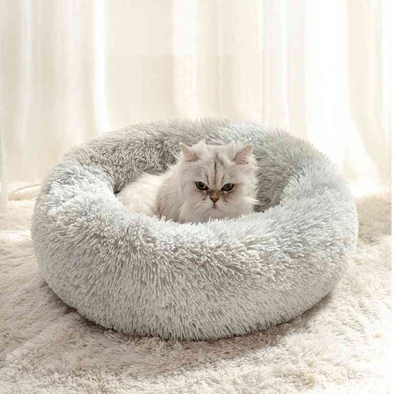Erittäin pehmeä pehmo kissansänky - lemmikkieläinten lämmin korityyny