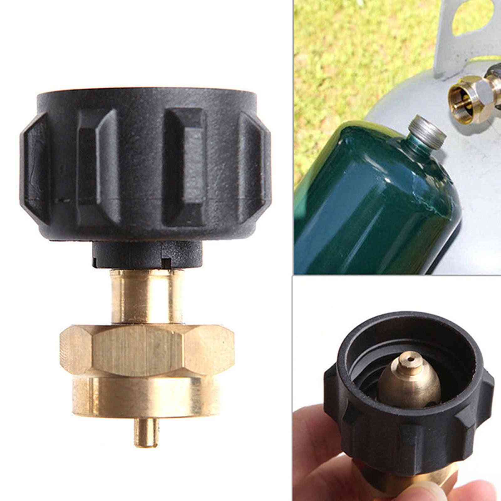 Pound Propane Filling Adapter Pol Copper Connector Gas Cylinder Storage