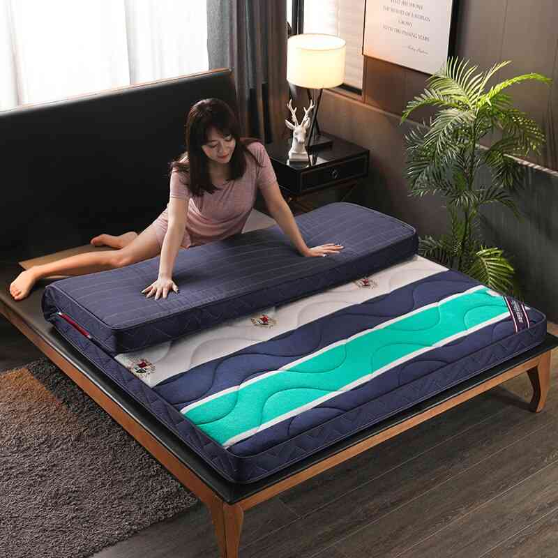 6cm 9cm Flannel Tatami Thick Mattresses Single Double Mattress Dormitory Tatami Folding Home Super Soft Bed Mat King Queen Size