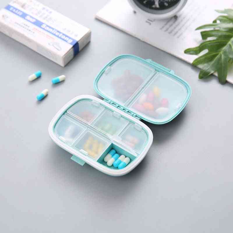 8 Slots Portable Plastic Medicine Pill Box Container