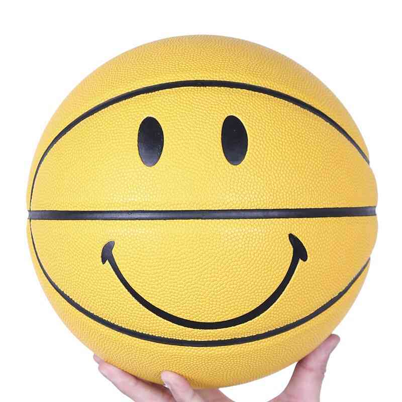 Professional Sports Smile Patterns Indoor Outdoor Training Basketballs